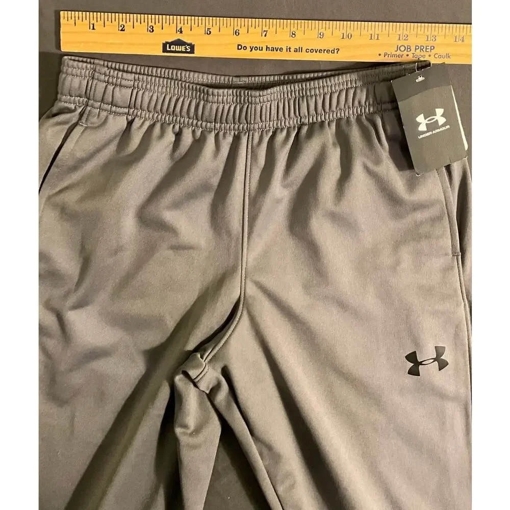 NWT Under Armour Loose Youth Unisex Warm Ups YLG Brawler 2.0 Grey Drawstring - Picture 7 of 10